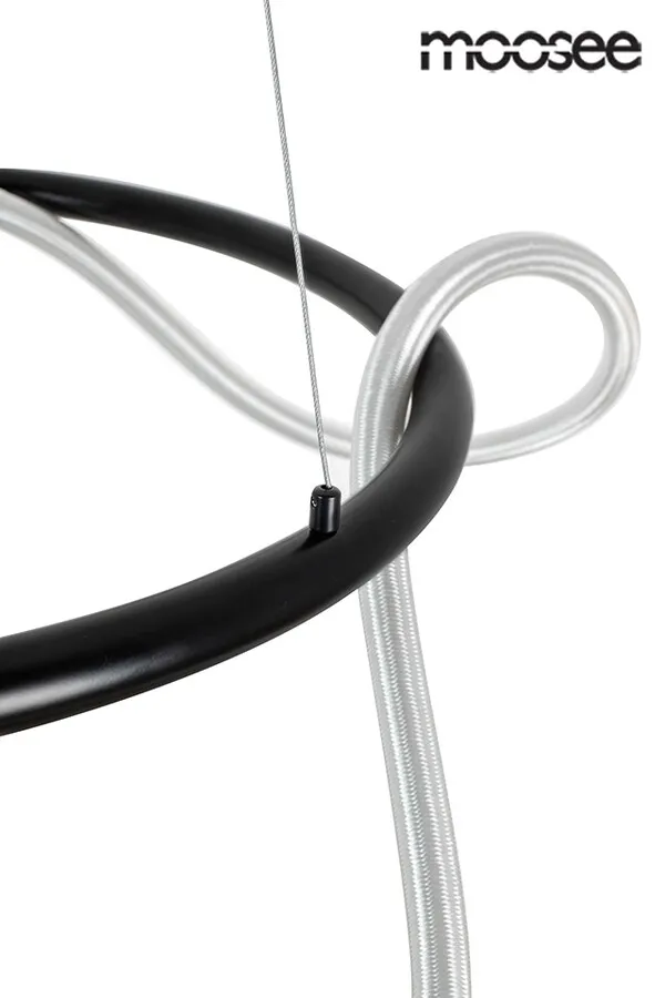 MOOSEE Lampa wisząca SERPIENTE 60 - czarny