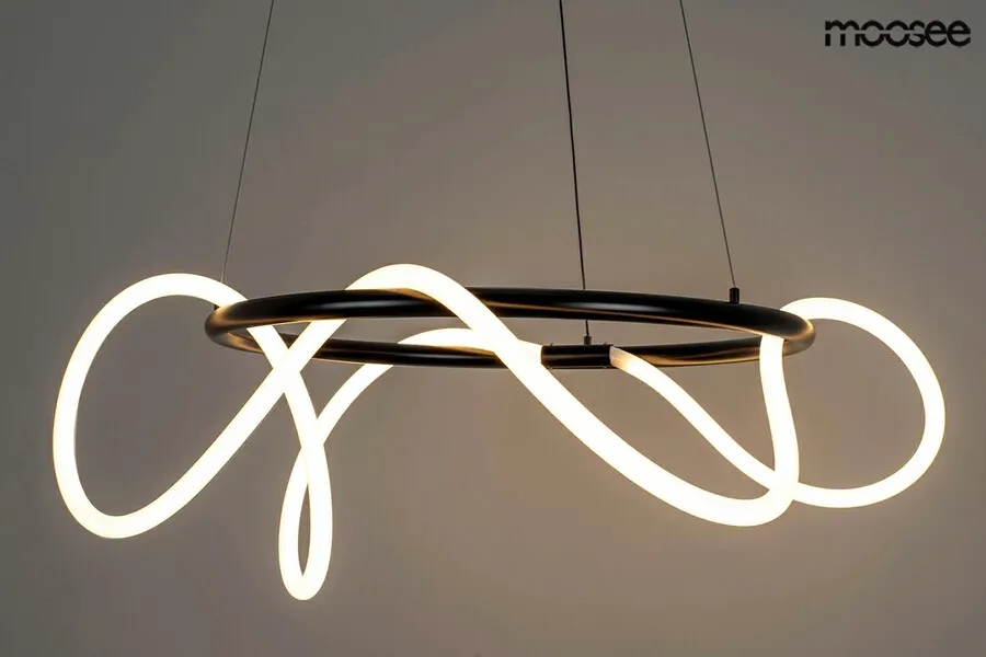 MOOSEE Lampa wisząca SERPIENTE 60 - czarny