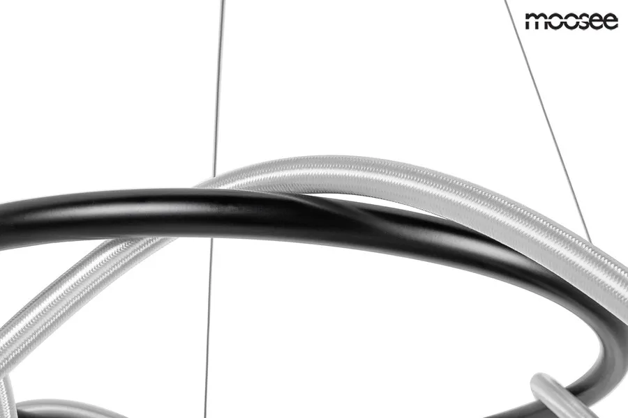 MOOSEE Lampa wisząca SERPIENTE 60 - czarny