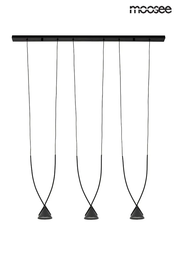 MOOSEE Lampa wisząca ATLAS 3 - czarny