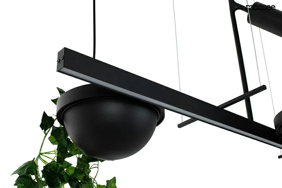 MOOSEE Lampa wisząca PLANT LINE - czarny