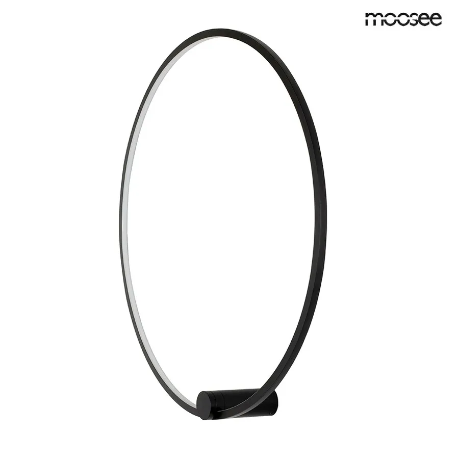 MOOSEE Lampa ścienna HOOP 80 - czarny