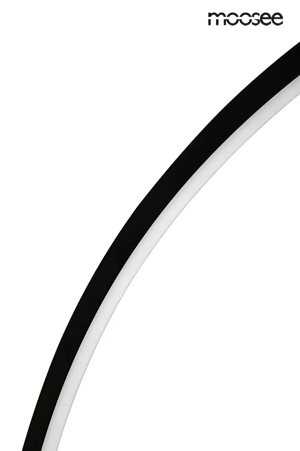 MOOSEE Lampa ścienna HOOP 80 - czarny