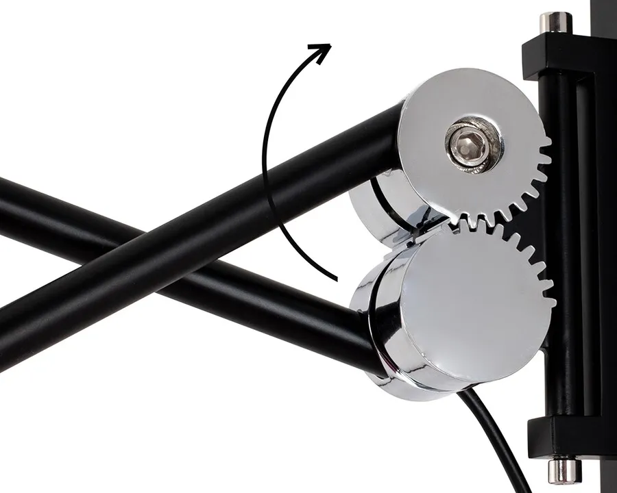 MOOSEE Lampa ścienna GEAR - czarny