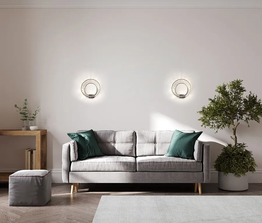MOOSEE Lampa ścienna WAVE - złoty
