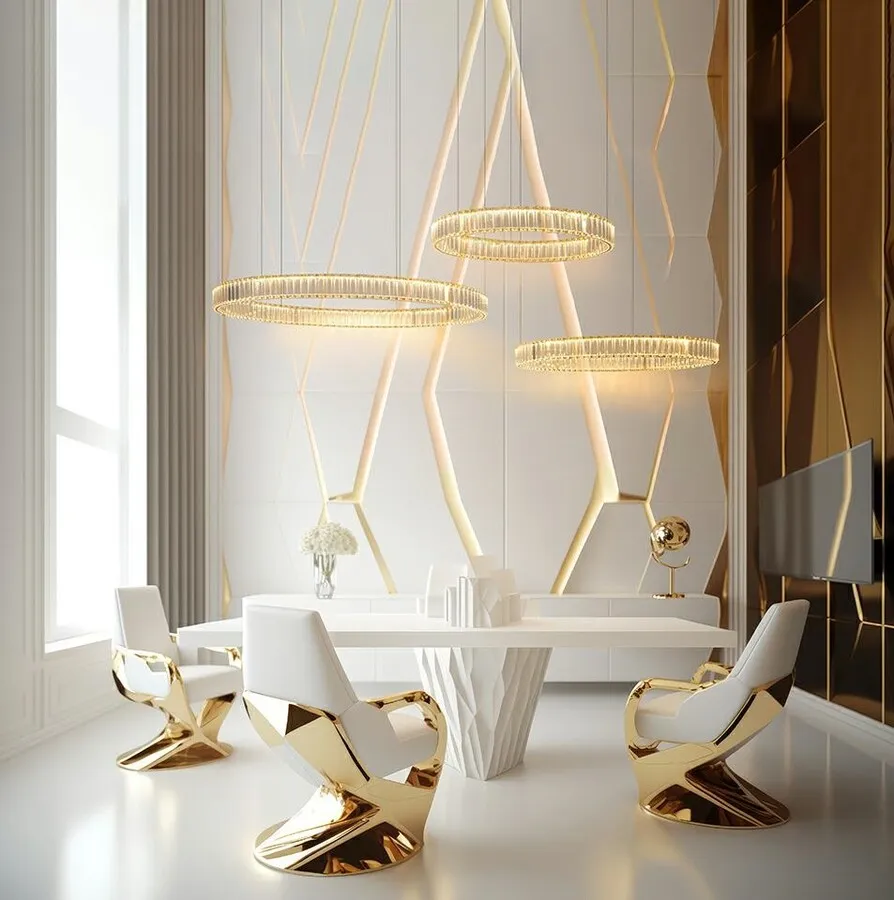 MOOSEE Lampa wisząca LIBERTY 3B - złoty
