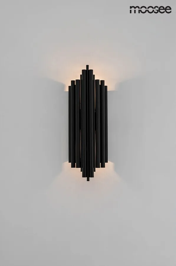 MOOSEE Lampa ścienna HARMONIC BLACK - czarny