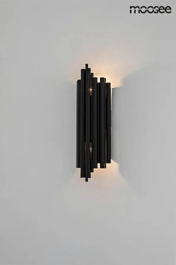 MOOSEE Lampa ścienna HARMONIC BLACK - czarny