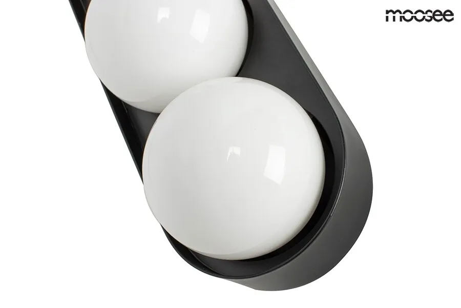 MOOSEE Lampa ścienna DROPS 3 - czarny