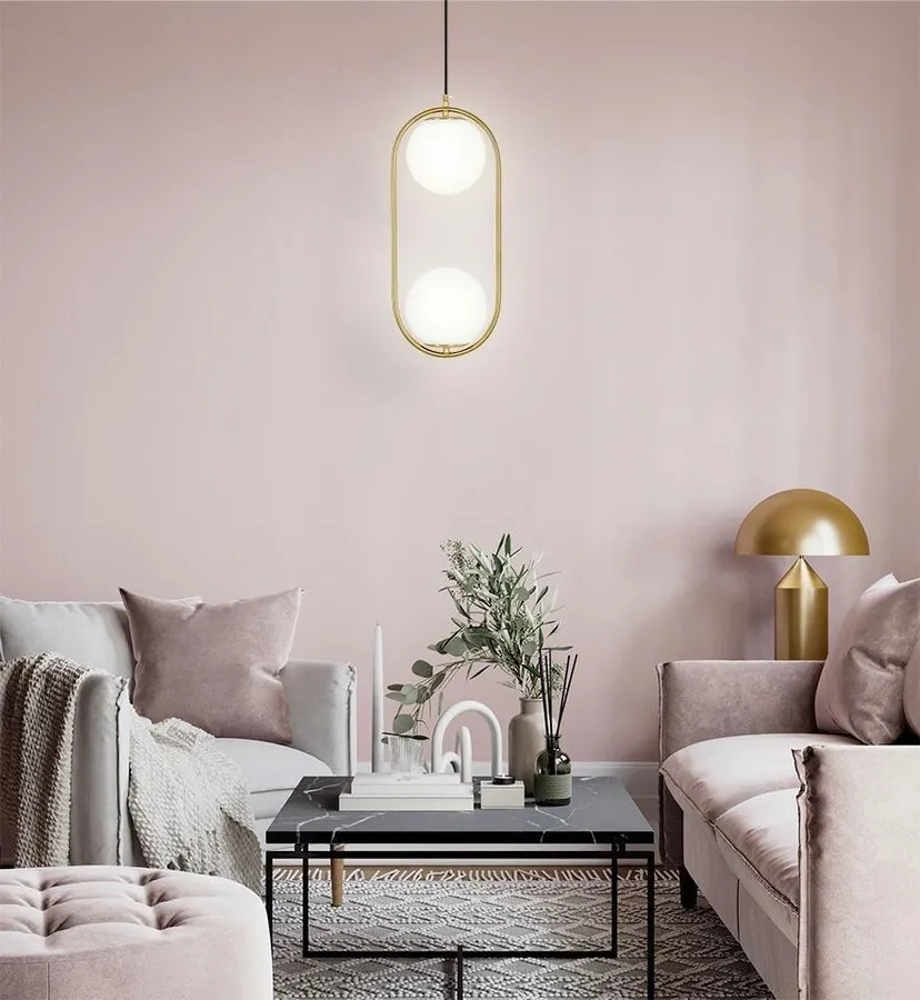 MOOSEE Lampa wisząca AURELIA TWIN - złoty