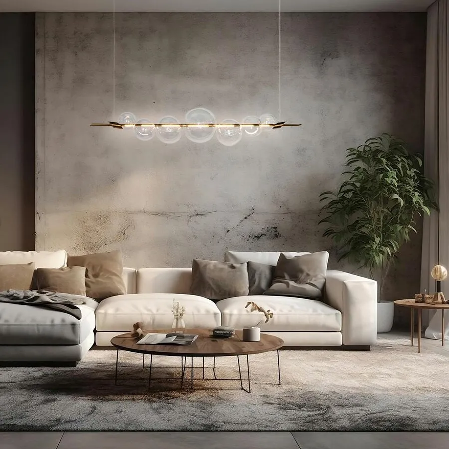 MOOSEE Lampa wisząca ECHO 140 - złoty