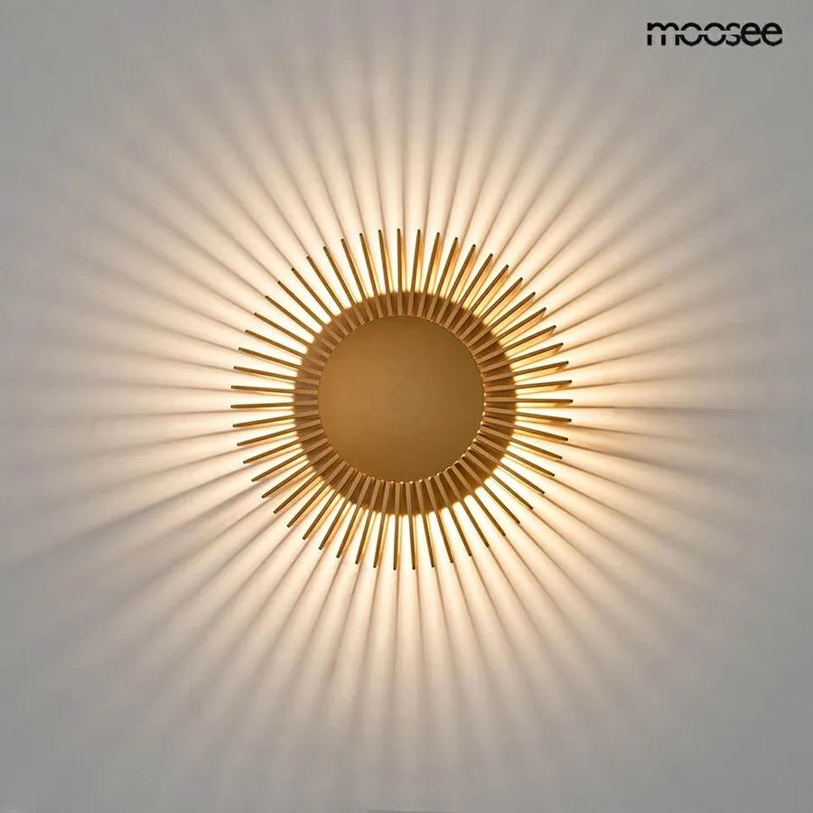 MOOSEE Lampa ścienna SUNNY - złoty