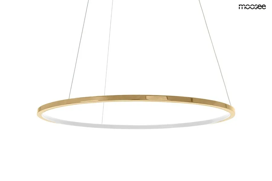 MOOSEE Lampa wisząca RING SLIM 80 - złoty
