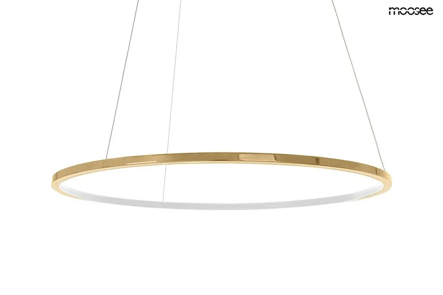 MOOSEE Lampa wisząca RING SLIM 100 - złoty