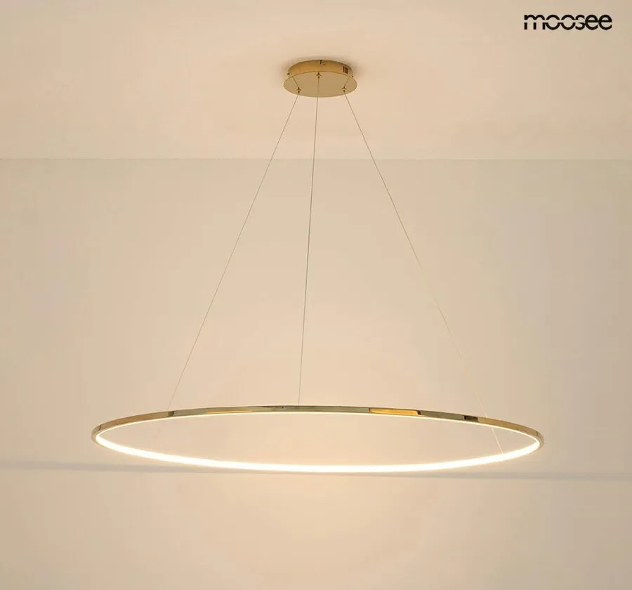 MOOSEE Lampa wisząca RING SLIM 100 - złoty