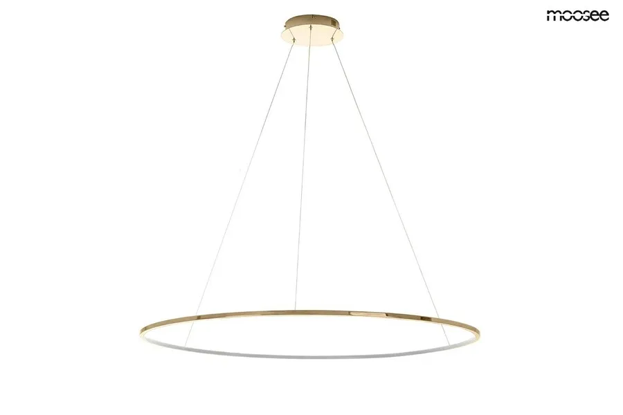 MOOSEE Lampa wisząca RING SLIM 100 - złoty