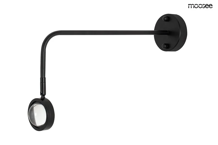 MOOSEE Lampa ścienna AXEL - czarny