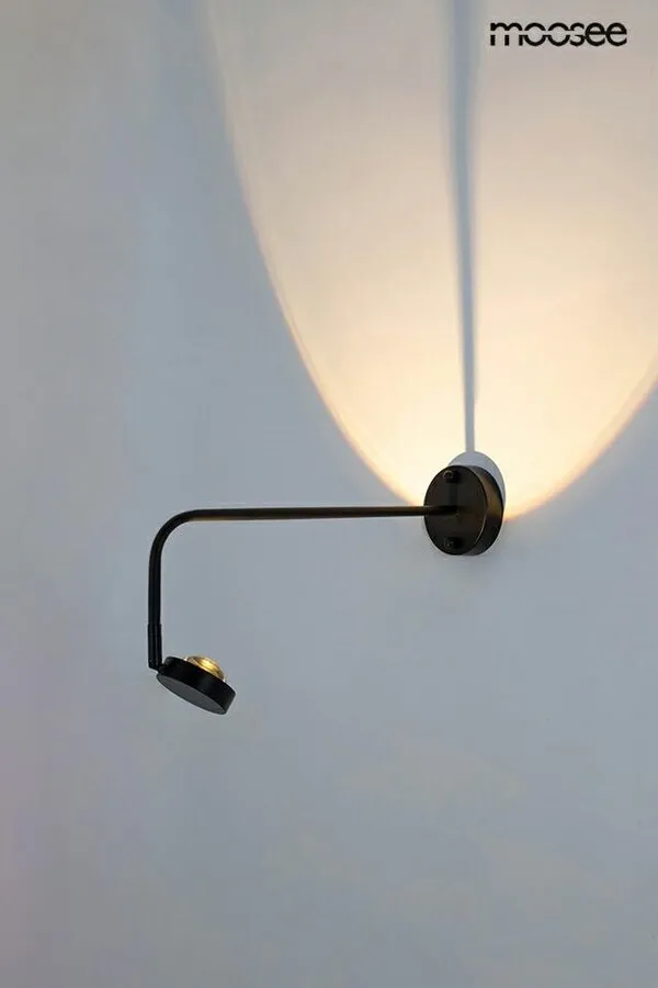 MOOSEE Lampa ścienna AXEL - czarny