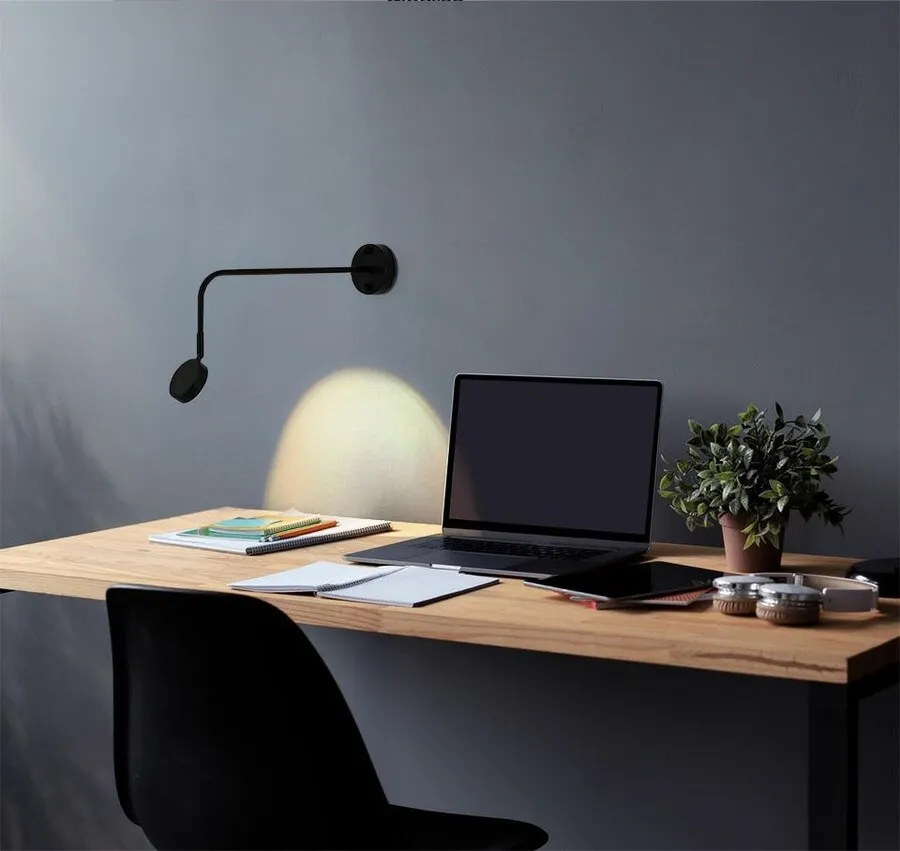 MOOSEE Lampa ścienna AXEL - czarny