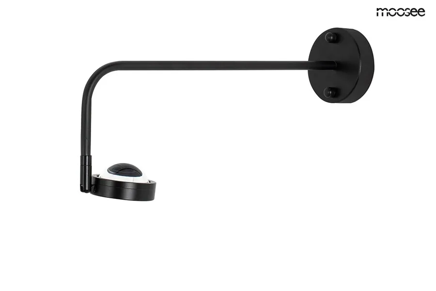MOOSEE Lampa ścienna AXEL - czarny
