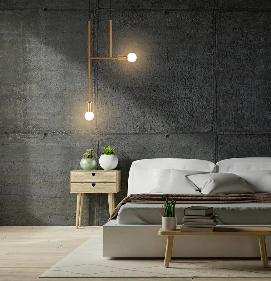 MOOSEE Lampa wisząca RIVA 2 - złoty