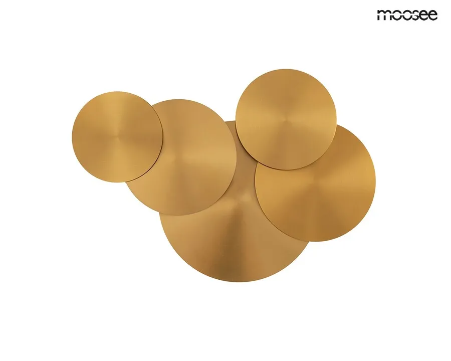MOOSEE Lampa ścienna SCUDO - złoty