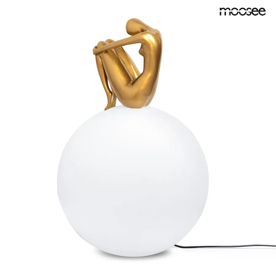 MOOSEE Lampa stołowa UOMO 35 - złoty