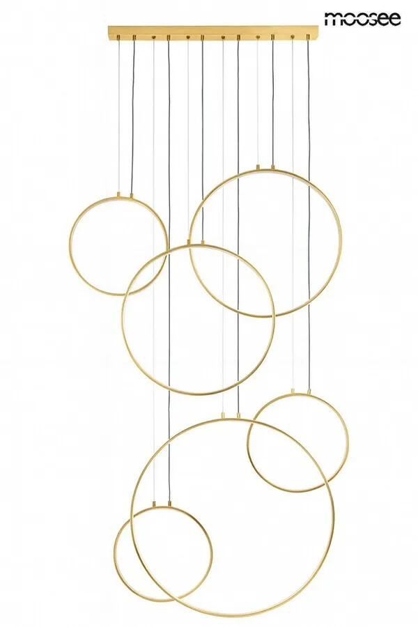 MOOSEE Lampa wisząca CIRCULO SIX - złoty