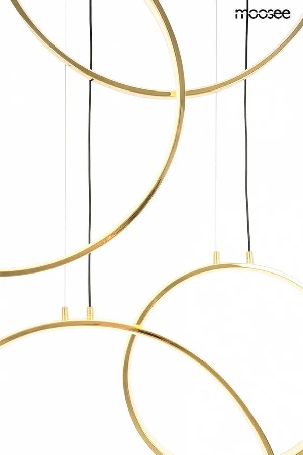 MOOSEE Lampa wisząca CIRCULO SIX - złoty