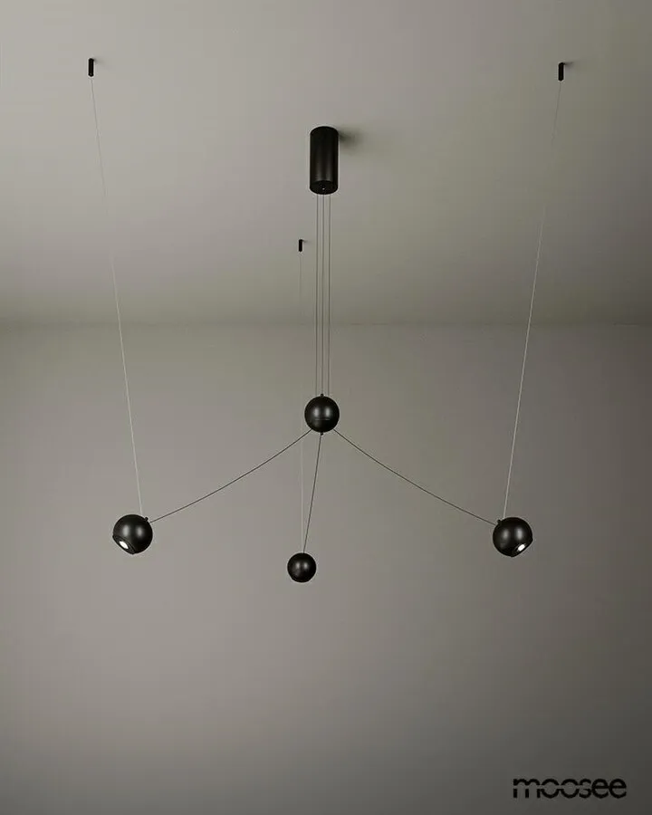 MOOSEE Lampa wisząca OCTO 3 - czarny
