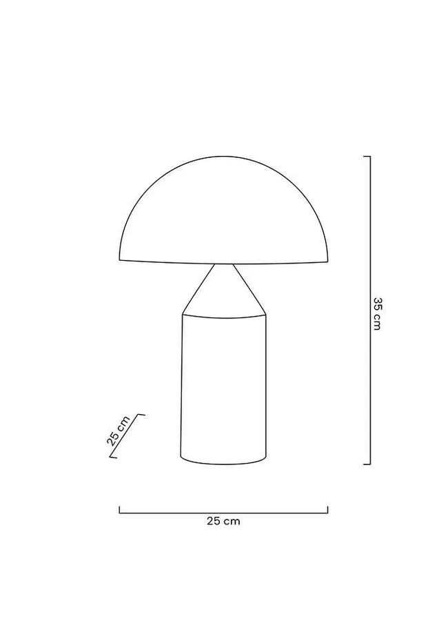MOOSEE Lampa biurkowa FUNGO - złoty