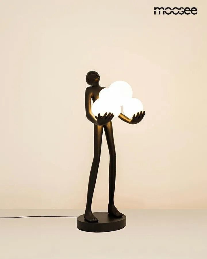 MOOSEE Lampa stołowa HUMAN PREMIUM - czarny