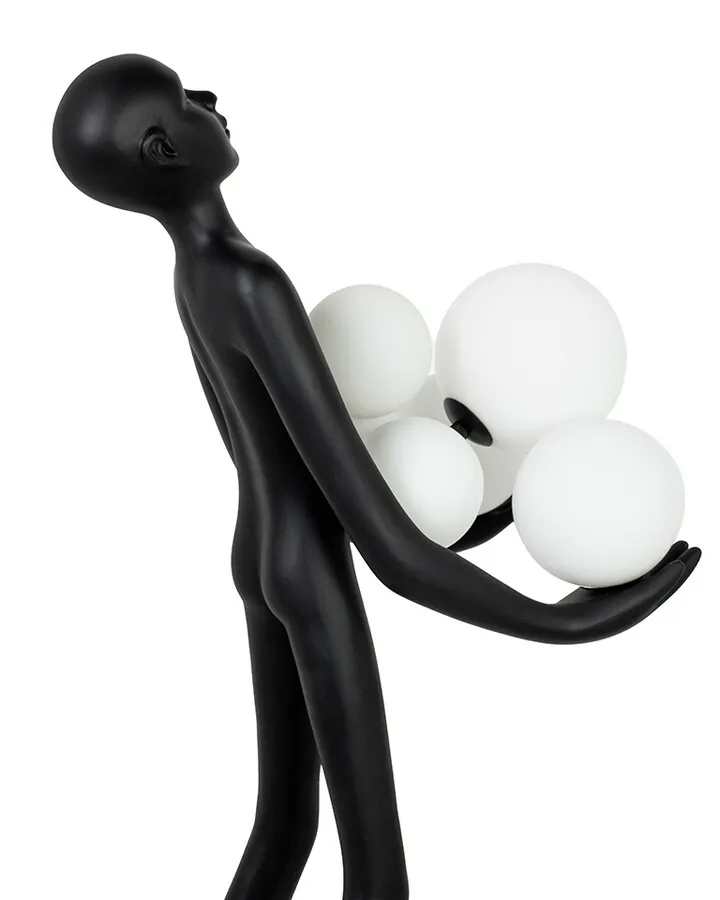 MOOSEE Lampa stołowa HUMAN PREMIUM - czarny