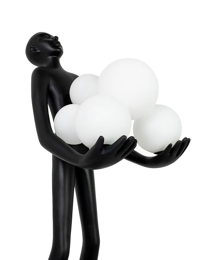 MOOSEE Lampa stołowa HUMAN PREMIUM - czarny