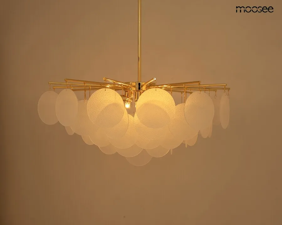 MOOSEE Lampa wisząca SUONO 80 - złoty