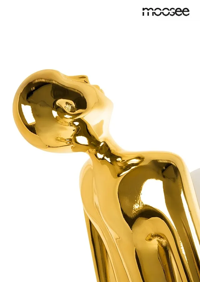 MOOSEE Lampa podłogowa HUMAN GOLD PREMIUM - złoty