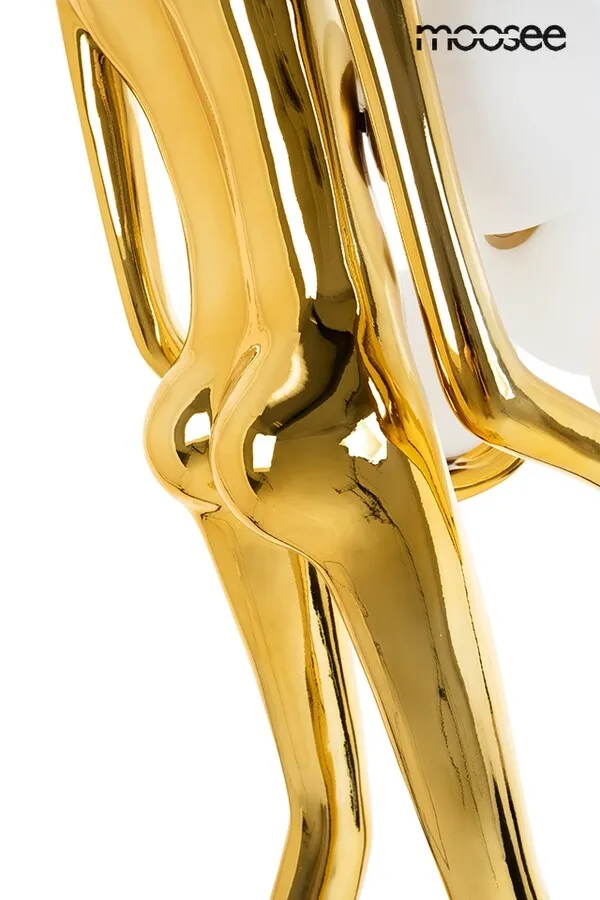 MOOSEE Lampa podłogowa HUMAN GOLD PREMIUM - złoty