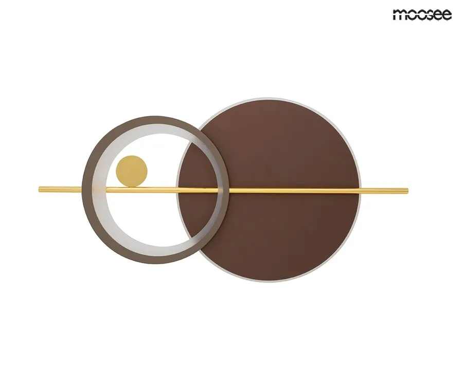 MOOSEE Lampa ścienna MOONS - złoty