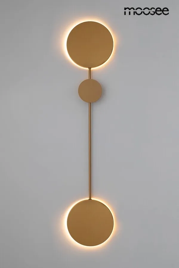 MOOSEE Lampa ścienna SHADOW 2 - złoty