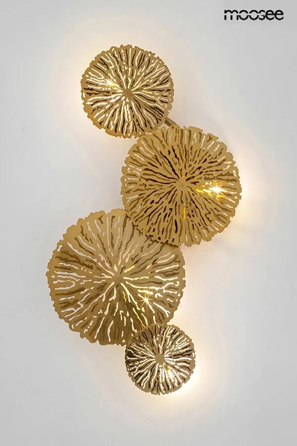 MOOSEE Lampa ścienna LIRIO 4 - złoty