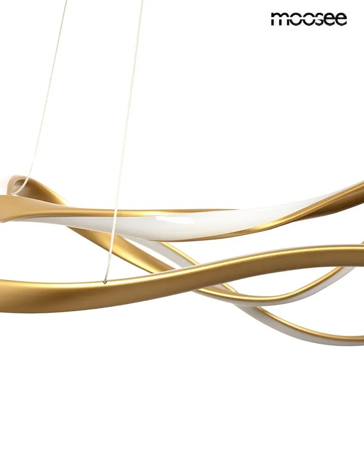 MOOSEE Lampa wisząca WAVES 2 - złoty