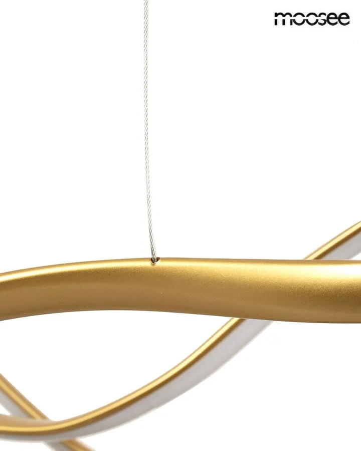 MOOSEE Lampa wisząca WAVES 2 - złoty