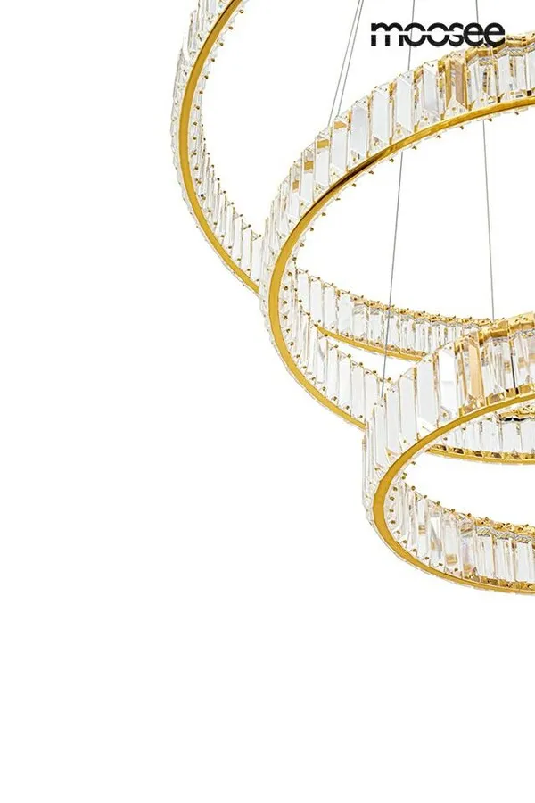 MOOSEE Lampa wisząca LIBERTY TRIPLES - złoty