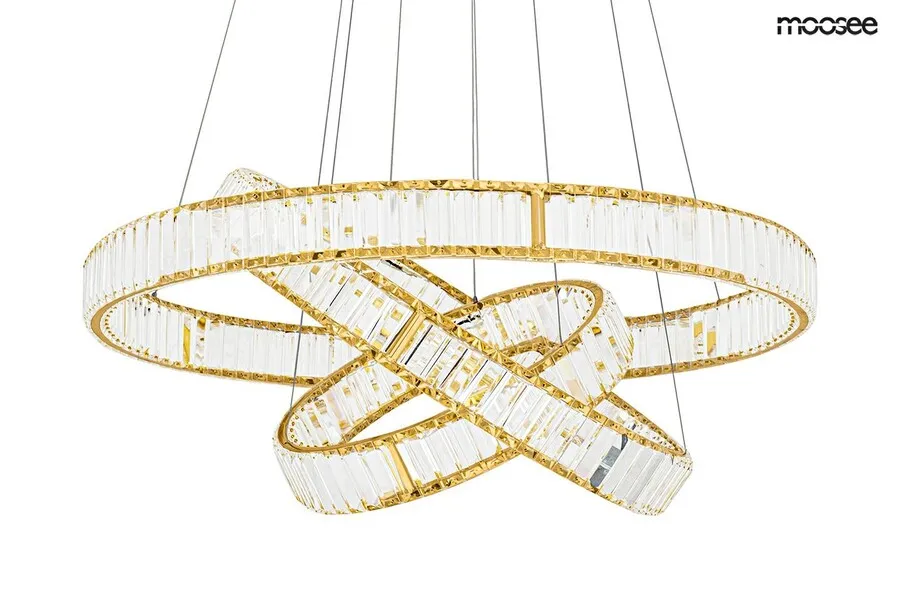 MOOSEE Lampa wisząca LIBERTY TRIPLES - złoty