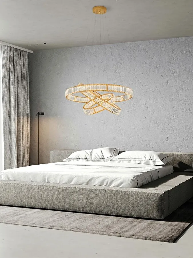 MOOSEE Lampa wisząca LIBERTY TRIPLES - złoty