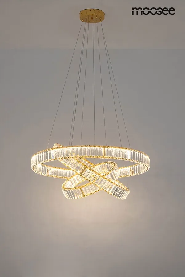MOOSEE Lampa wisząca LIBERTY TRIPLES - złoty