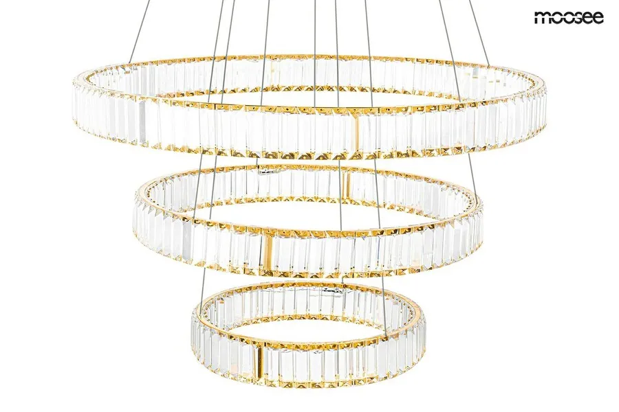 MOOSEE Lampa wisząca LIBERTY TRIPLES - złoty