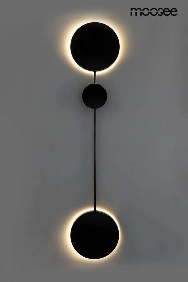 MOOSEE Lampa ścienna SHADOW 2 - czarny