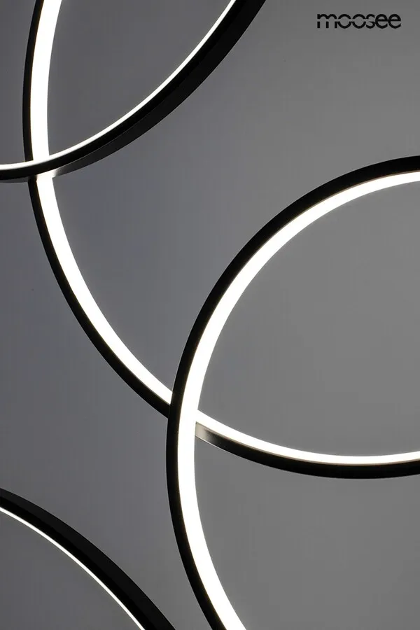 MOOSEE Lampa wisząca CIRCULO SIX - czarny