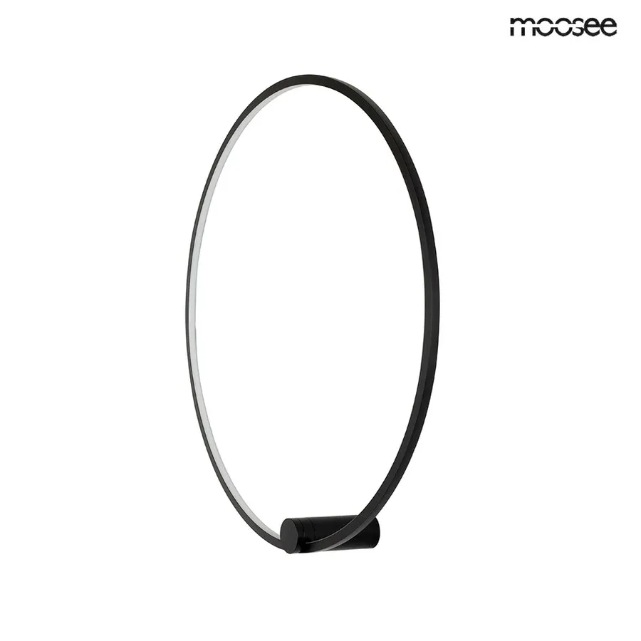 MOOSEE Lampa ścienna HOOP 60 - czarny